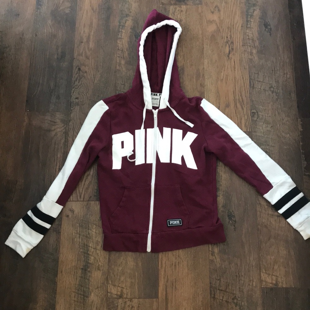 Pink zip up jacket